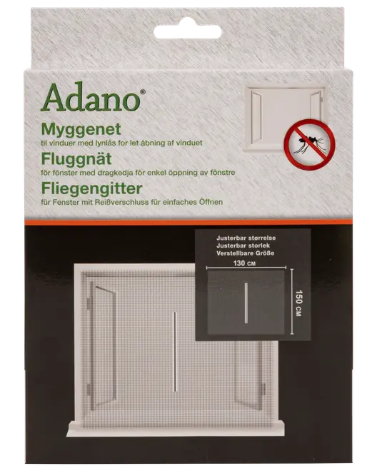 Nakano Myggenet Vindue - Hvid