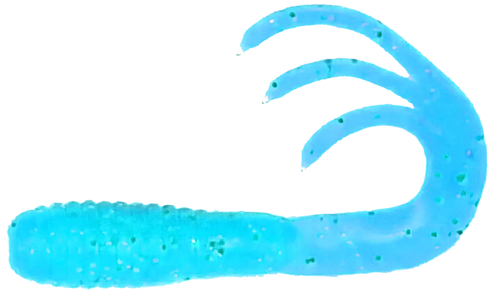 Flexibait Triple Tail Blue 5-pak - hvidløg