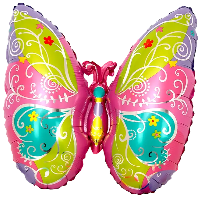 Folieballon 46 cm - Sommerfugl