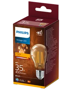 PHILIPS LED normallampa 4W E27 - guld