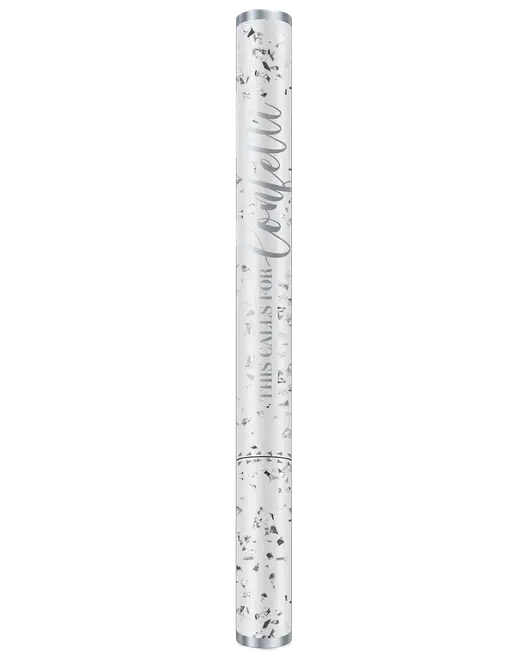 Konfettikanon 60 cm - Sølv