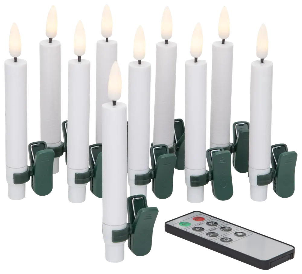 Julgransljus led 10-pack