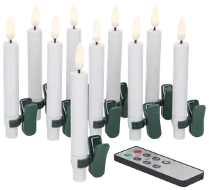 Julgransljus led 10-pack