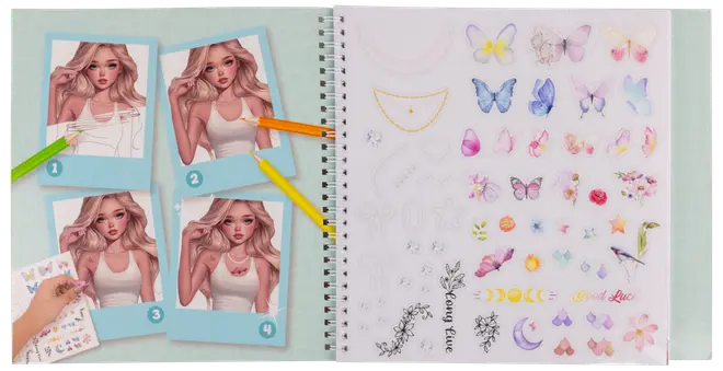 Aktivitetsbog mode - assorteret 