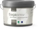 Sagacolor Sagasense vådrumsspartel, 3 liters plastspand med hank, gråt låg, miljømærker, til indendørs brug, premium kvalitet, fugtstabil, let at fordele, finkornet.