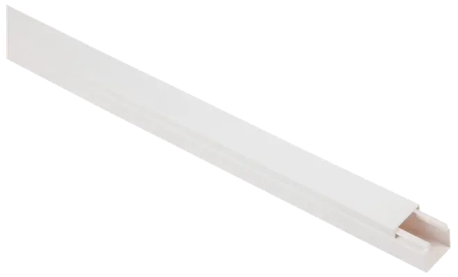 Kabelkanal 18 x 18 mm 2 m - Hvid