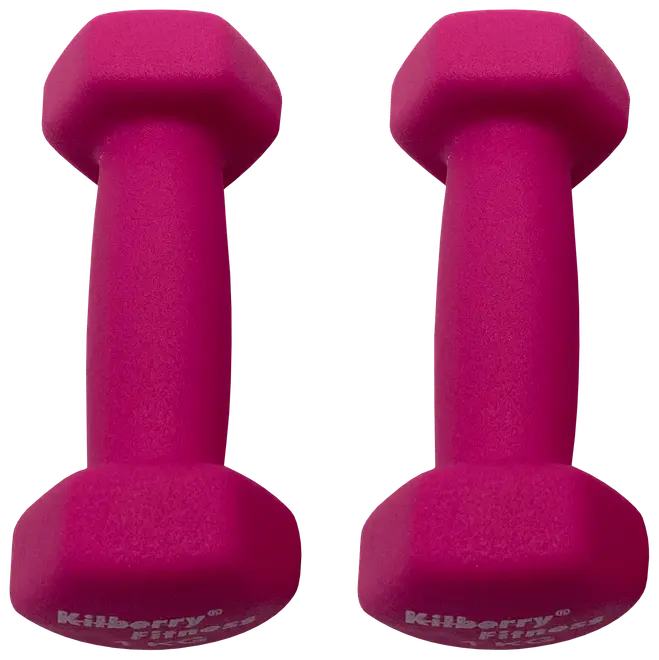 Kilberry Fitness Håndvægt 1 kg 2-pak