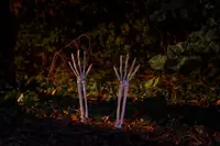 Halloween Skelett armar på spett
