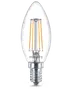 PHILIPS LED kronlampa 4,3W E14 2-pack