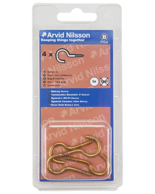 ÖGLEKROK MÄSSING 4 ST