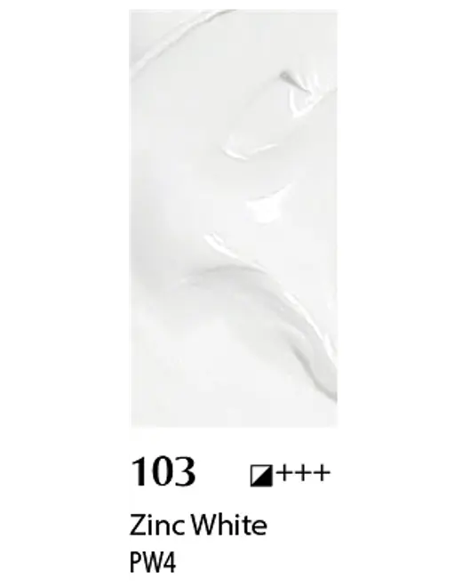 Akrylfarve 100 ml Zinc white