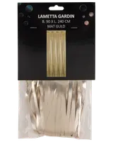 Glitterdraperi - guld