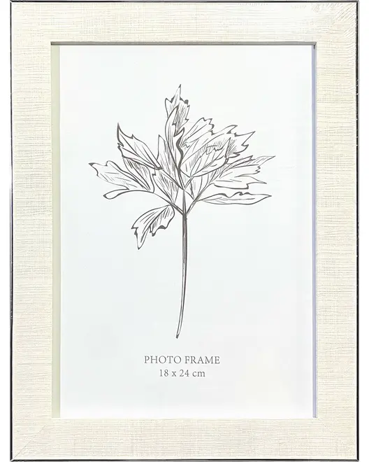 Billedramme 18 x 24 cm Hvid blank