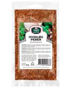 45g återförslutningsbar påse Taste of Nature vitlök-peppar kryddmix med granulerad vitlök, svartpeppar, paprika, salt, sesam och andra kryddor. Passar till matlagning.