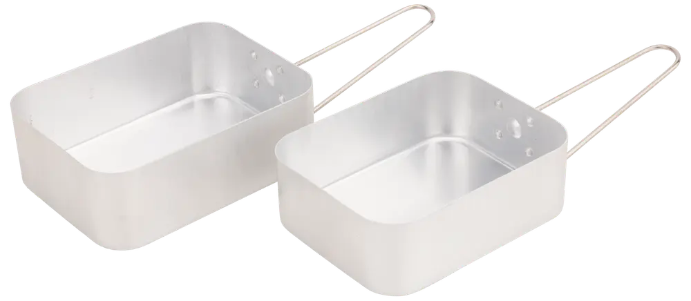 Camping kastrullset aluminium 2 delar