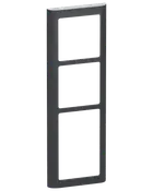 LK FUGA Designram SOFT 3½ modul - kolgrå