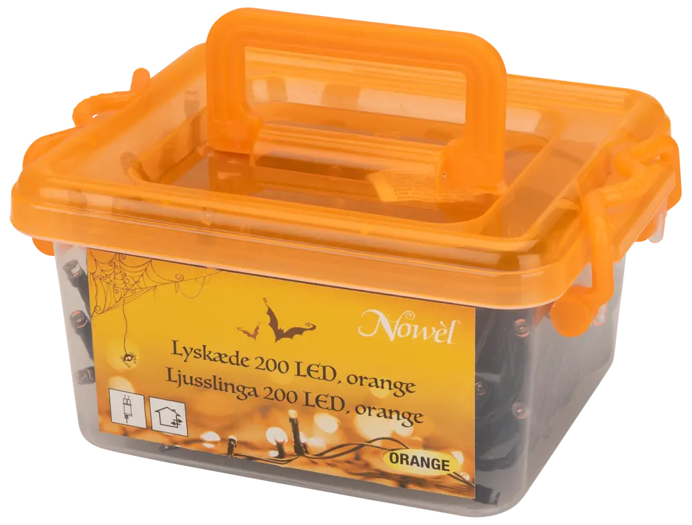 Ljusslinga 200 LED orange