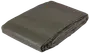 Hopvikt grå vävd presenning med texturerad, vattenavvisande yta och förstärkta kanter.