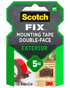 Scotch-FIX™ Dubbelhäftande tejp OUTDOOR 19 mm x 1,5 meter