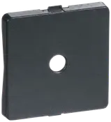 FUGA Dæksel Lampeudtag 45 x 45 mm 3-pol - koksgrå