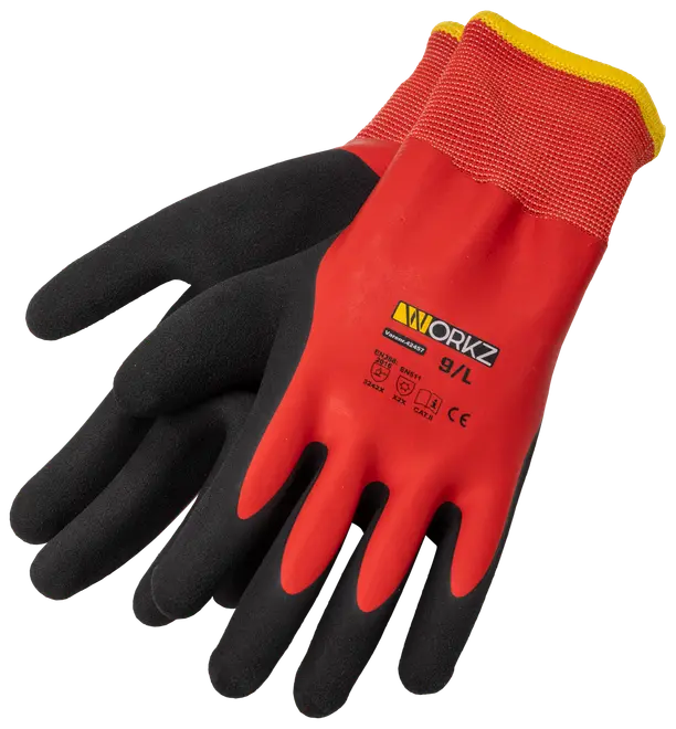 Heldyppet vinterhandske