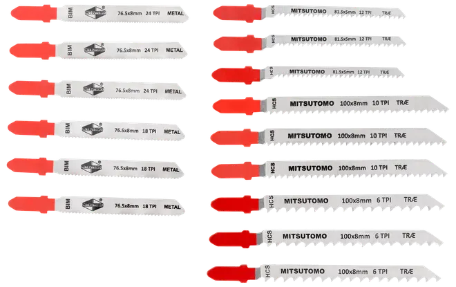 Mitsutomo Sticksågblad 15 delar