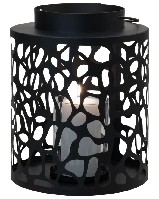 Lanterne 28 cm - sort