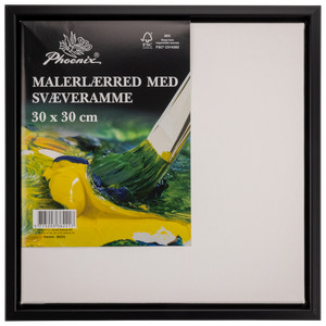 Svävarram målarduk 30x30 cm svart