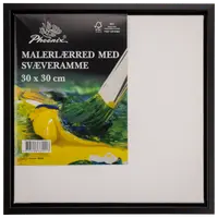 Svävarram målarduk 30x30 cm svart