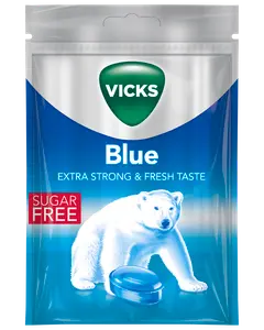 Vicks Blue sukkerfri 72 g