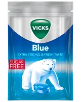 Vicks Blue sukkerfri 72 g