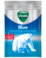 Vicks Blue sukkerfri 72 g