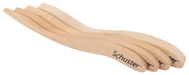 Set med fogpinnar av trä - 4 storlekar