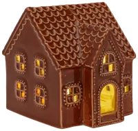 Kagehus Keramik LED H. 8 cm