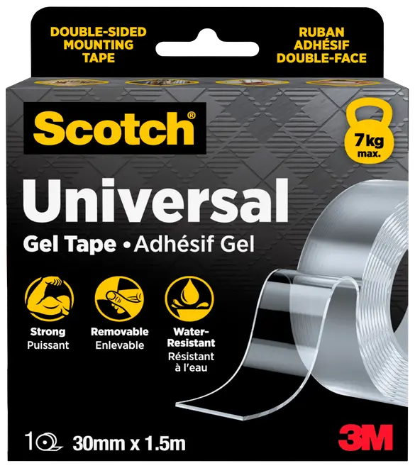 Scotch® Universal Gel Tape Transparent 30 mm x 1,5 meter
