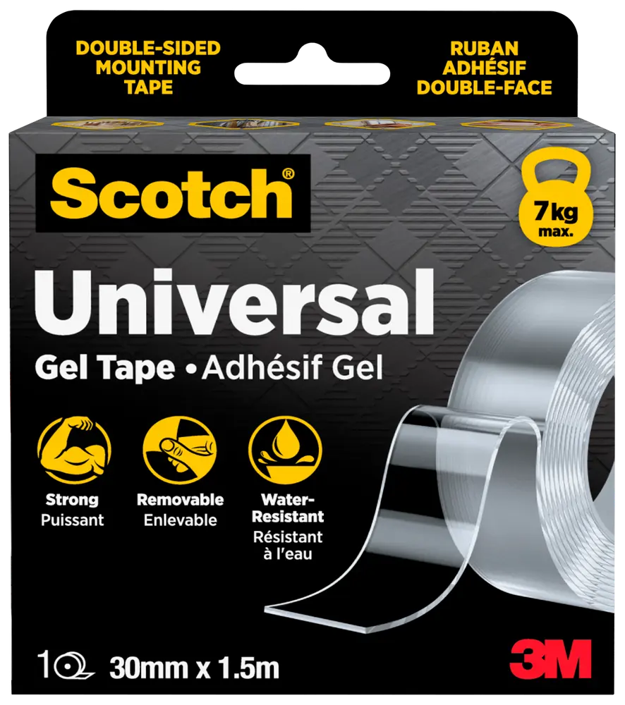 Scotch® Universal Gel Tape Transparent 30 mm x 1,5 meter