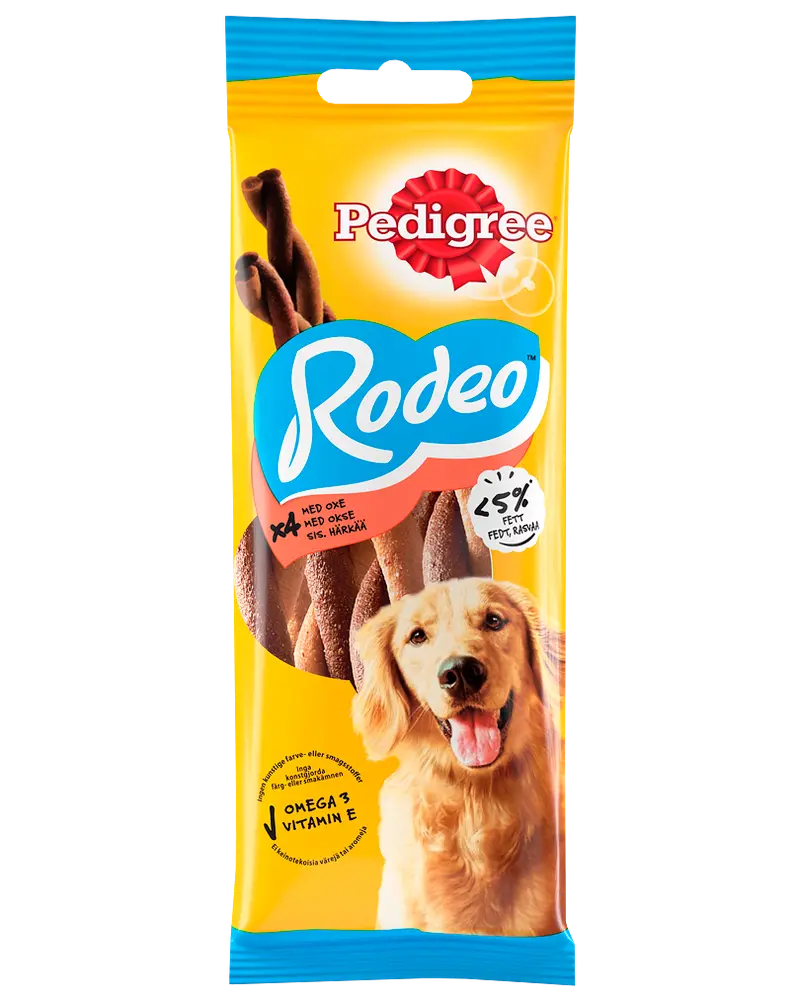 PEDIGREE RODEO OXKÖTT 4 ST