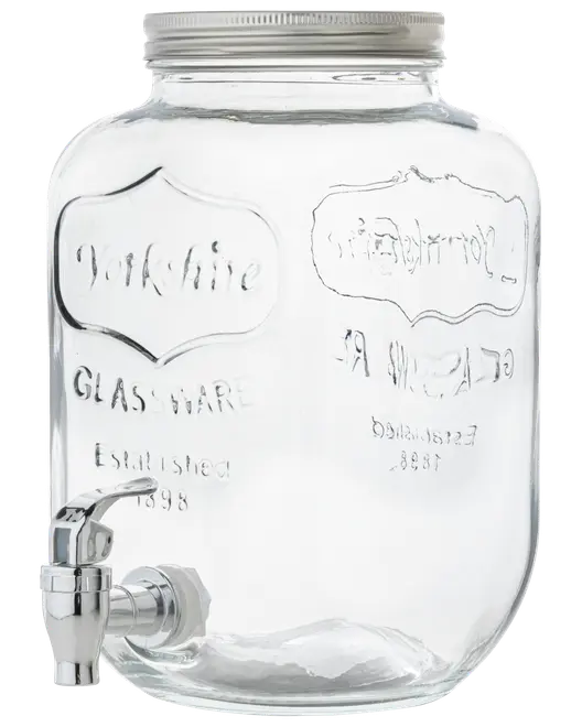 Glasburk med kran 4 L
