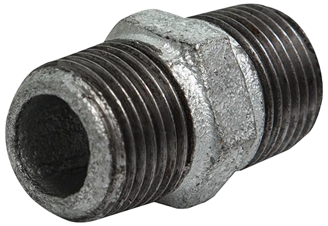 Övergångsnippel 3/4" - galvaniserad