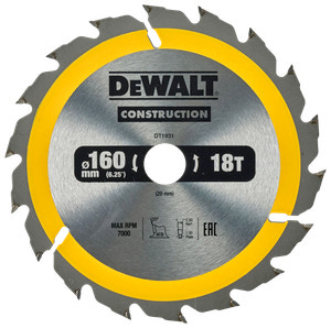 DeWALT Rundsavsklinge 160 x 2,4 x 20 mm