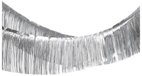 Glittergirlang 4 meter - silver
