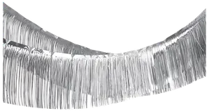 Glittergirlang 4 meter - silver