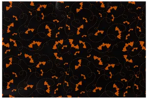 Halloween-duk med fladdermöss - 140 x 240 cm