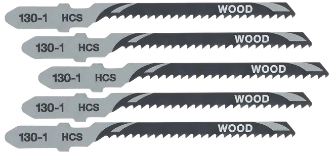 DeWALT Stiksavsklinge HCS træ 5-pak