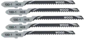 DeWALT Stiksavsklinge HCS træ 5-pak