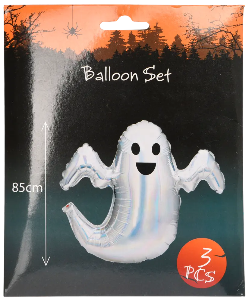 Halloween folieballong 3-pack 