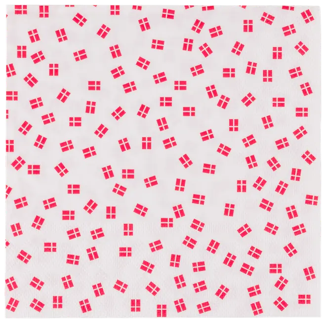 Dannebrog servietter 20-pak assorterede varianter