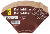 Kaffefilter oblekt 200st nr4