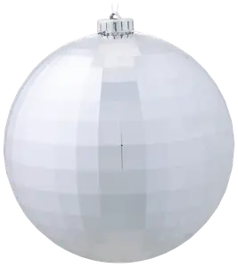 Juldiskokula Ø15 cm - Silver