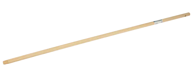 Träskaft med skruvgänga 120 cm